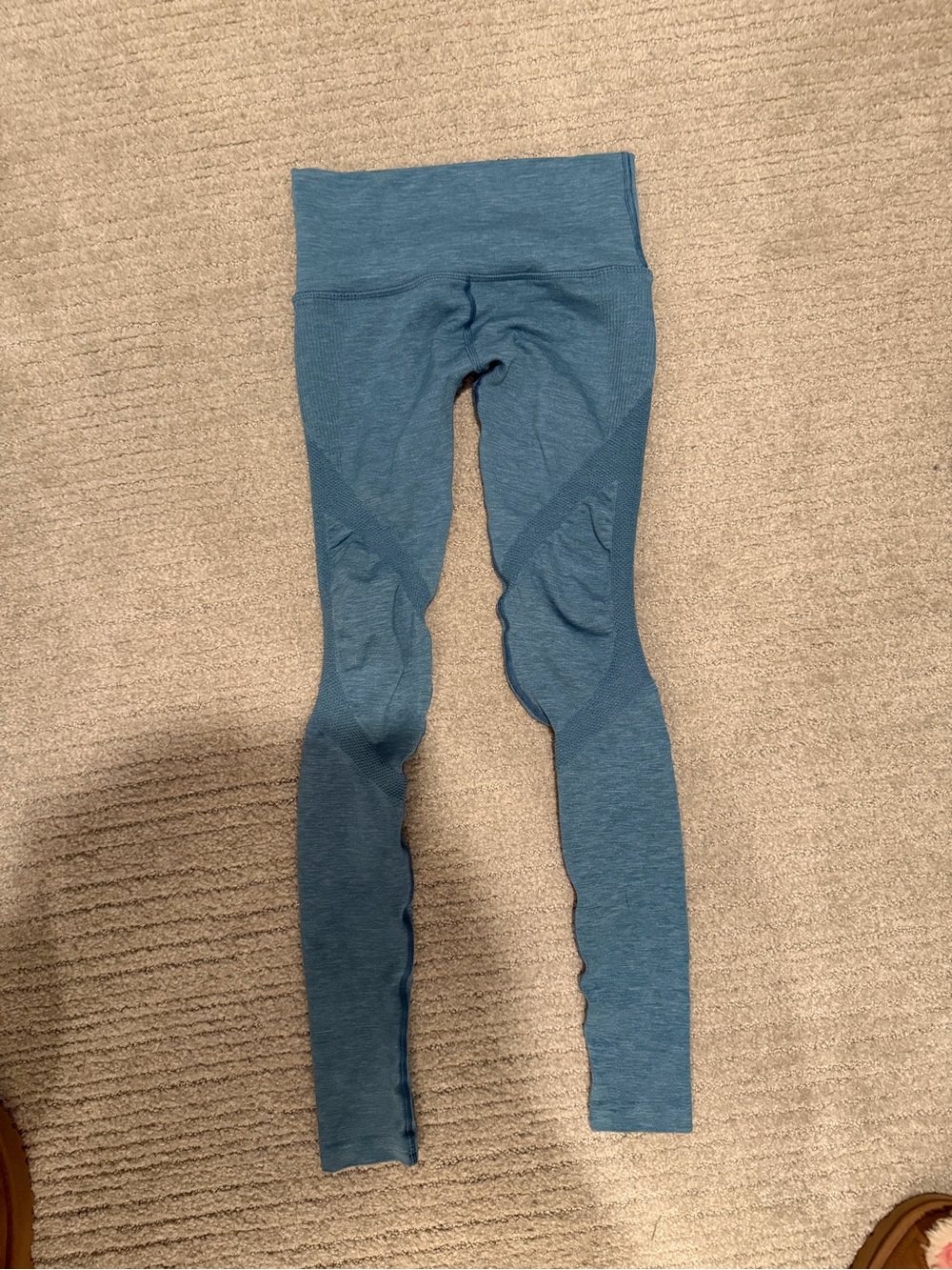 Alphalete Teal Seamless High-Rise Leggings